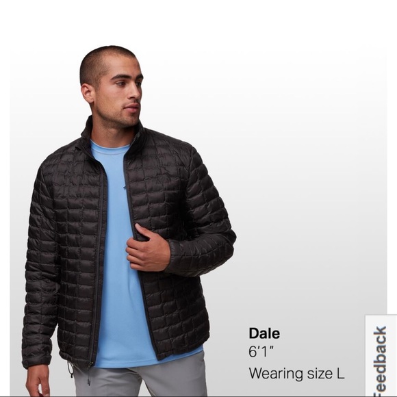 The north face men thermoball jacket black matte lightweight s m l xl xxl - Picture 2 of 2